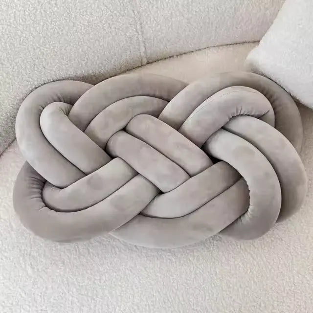 Cozy Knot Twist Pillow