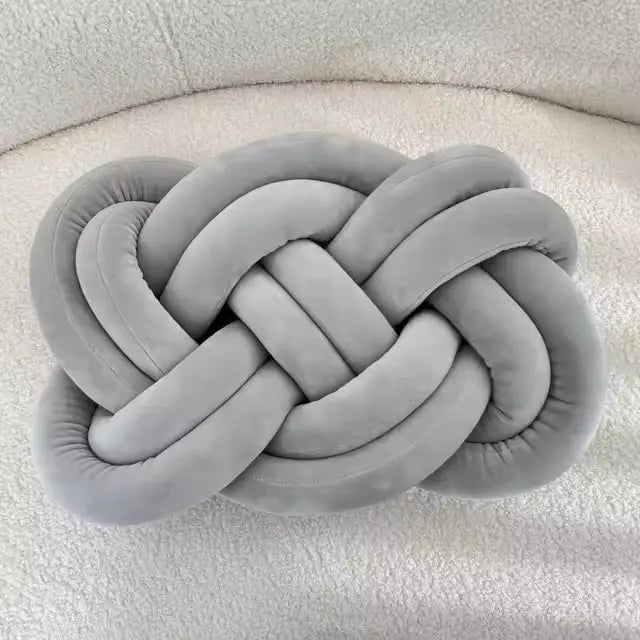 Cozy Knot Twist Pillow