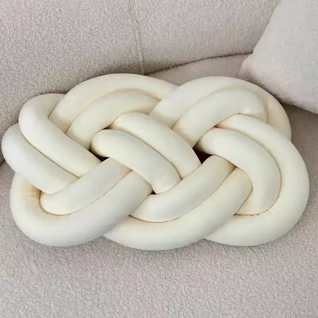 Cozy Knot Twist Pillow