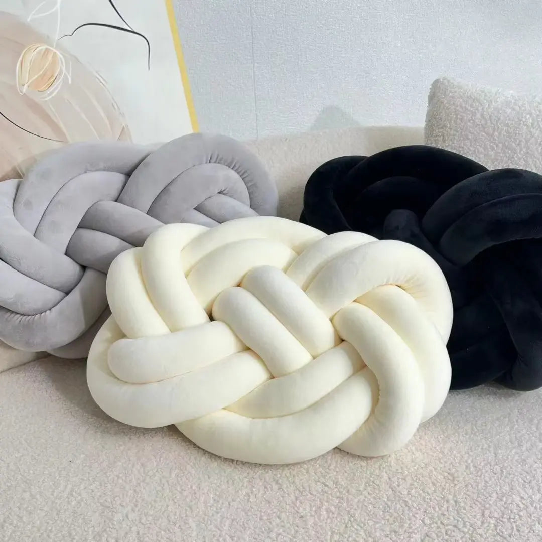 Cozy Knot Twist Pillow